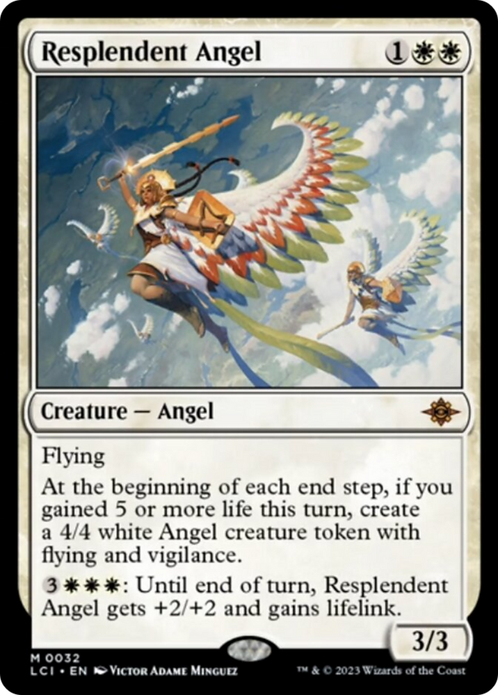 Resplendent Angel [The Lost Caverns of Ixalan] Magic: The Gathering