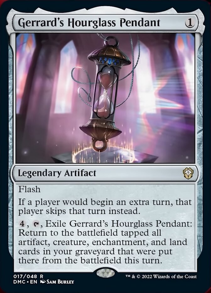 Gerrard's Hourglass Pendant [Dominaria United Commander] Magic: The Gathering