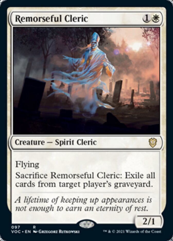 Remorseful Cleric [Innistrad: Crimson Vow Commander] Magic: The Gathering