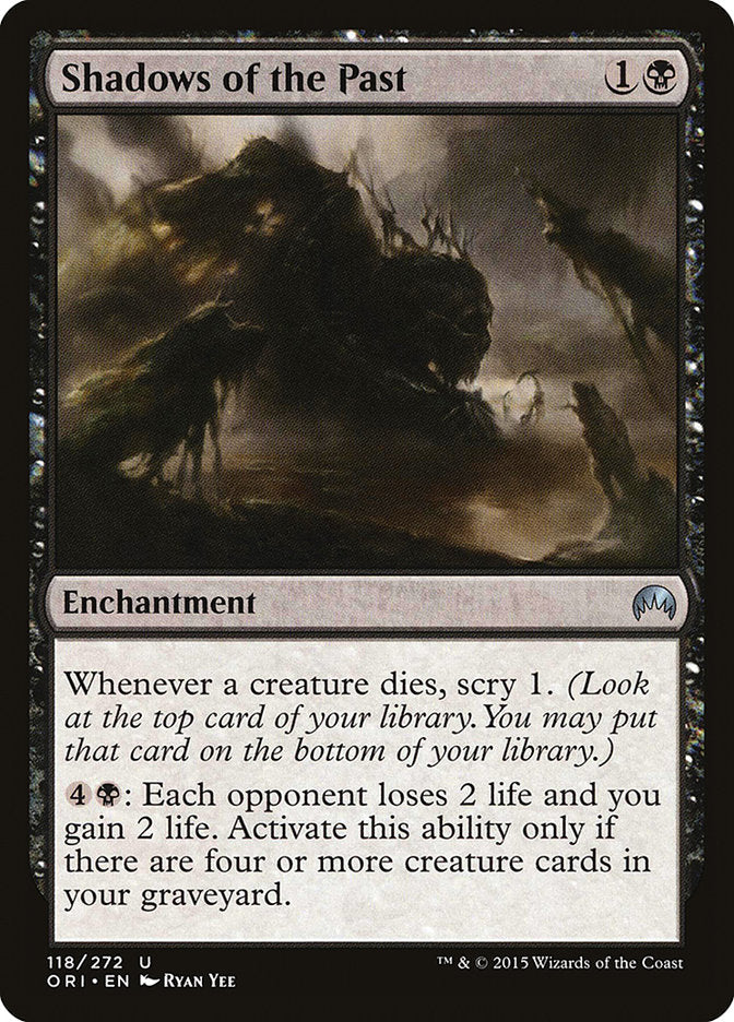 Shadows of the Past [Magic Origins] Magic: The Gathering