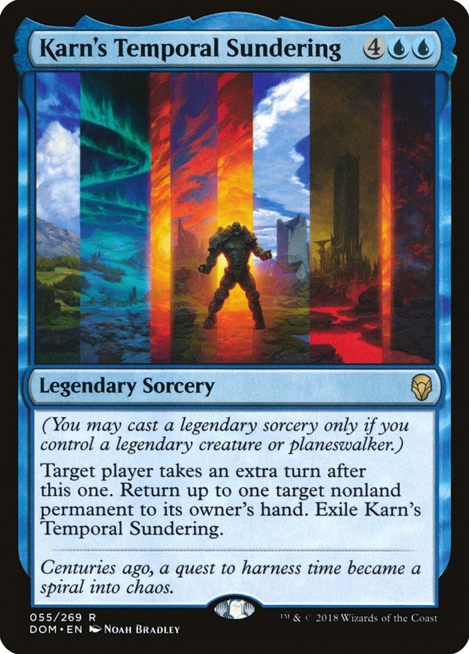Karn's Temporal Sundering [Dominaria] Magic: The Gathering