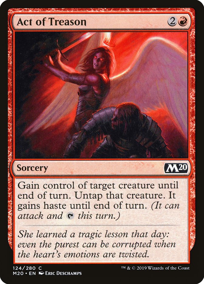 Act of Treason [Core Set 2020] Magic: The Gathering
