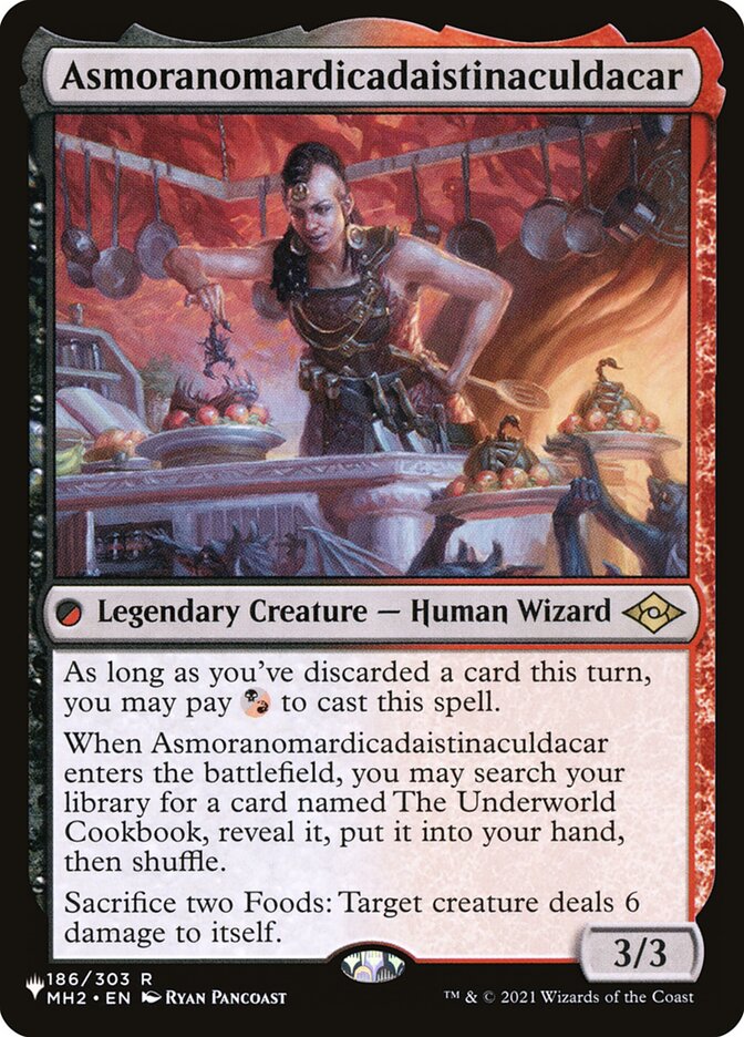 Asmoranomardicadaistinaculdacar [The List] Magic: The Gathering