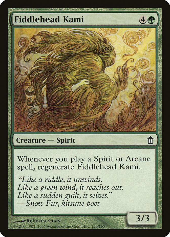 Fiddlehead Kami [Saviors of Kamigawa] Magic: The Gathering
