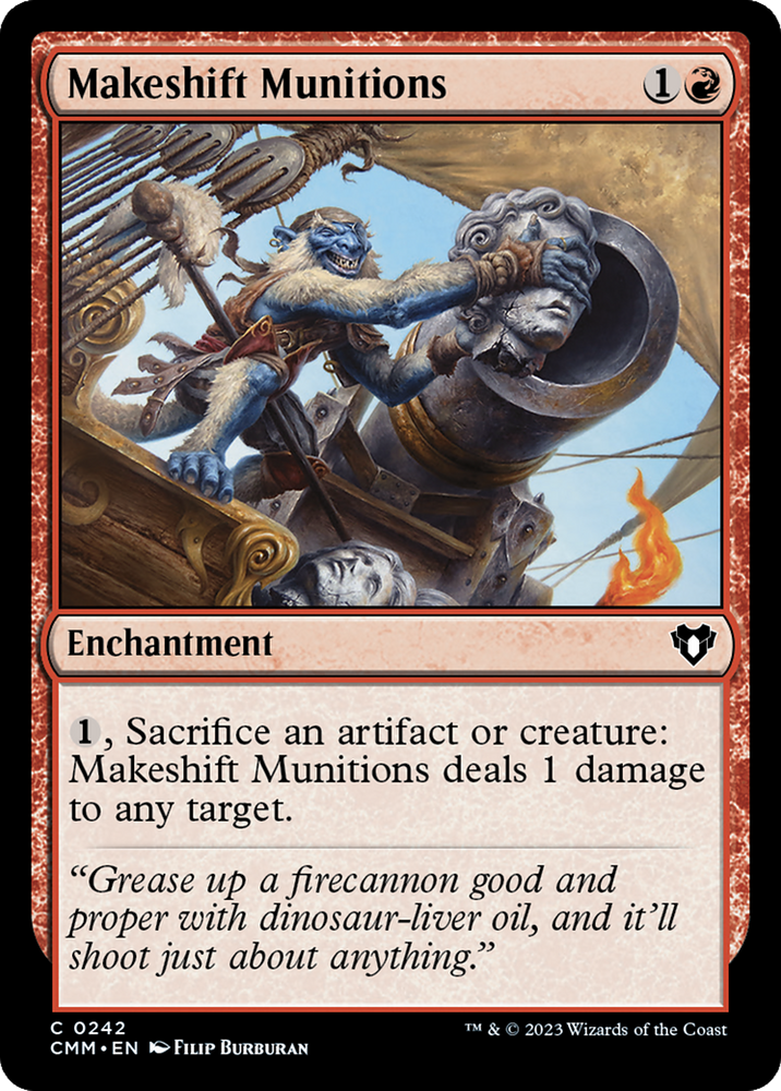 Makeshift Munitions [Commander Masters] Magic: The Gathering