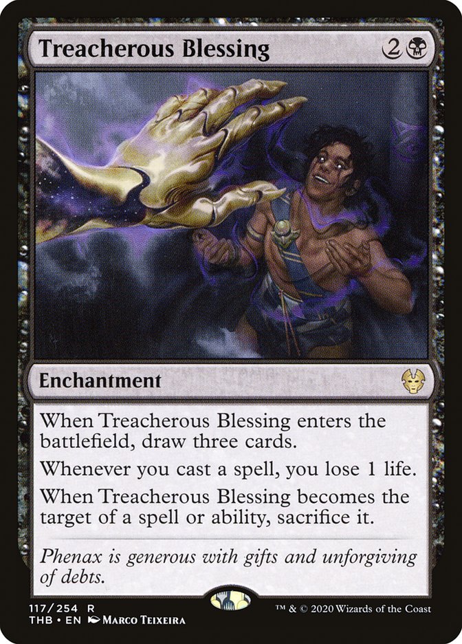 Treacherous Blessing [Theros Beyond Death] Magic: The Gathering