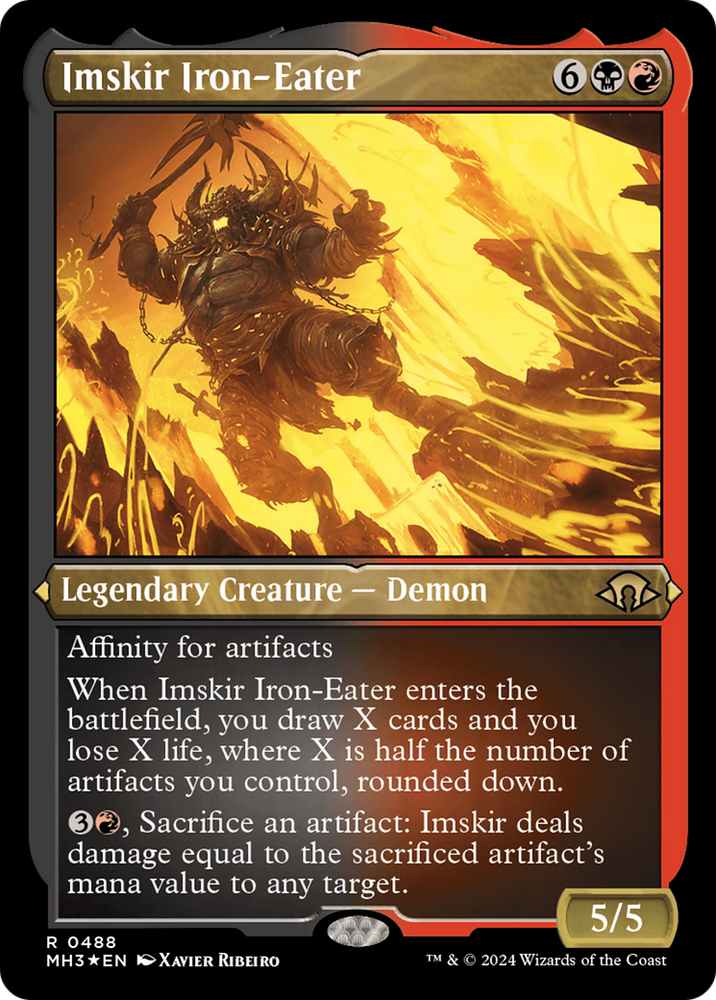 Imskir Iron-Eater (Foil Etched) [Modern Horizons 3] Magic: The Gathering
