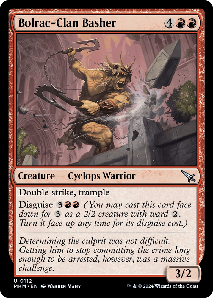 Bolrac-Clan Basher [Murders at Karlov Manor] Magic: The Gathering