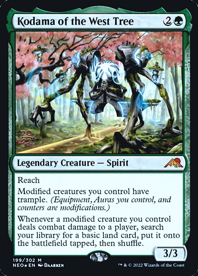 Kodama of the West Tree [Kamigawa: Neon Dynasty Prerelease Promos] Magic: The Gathering