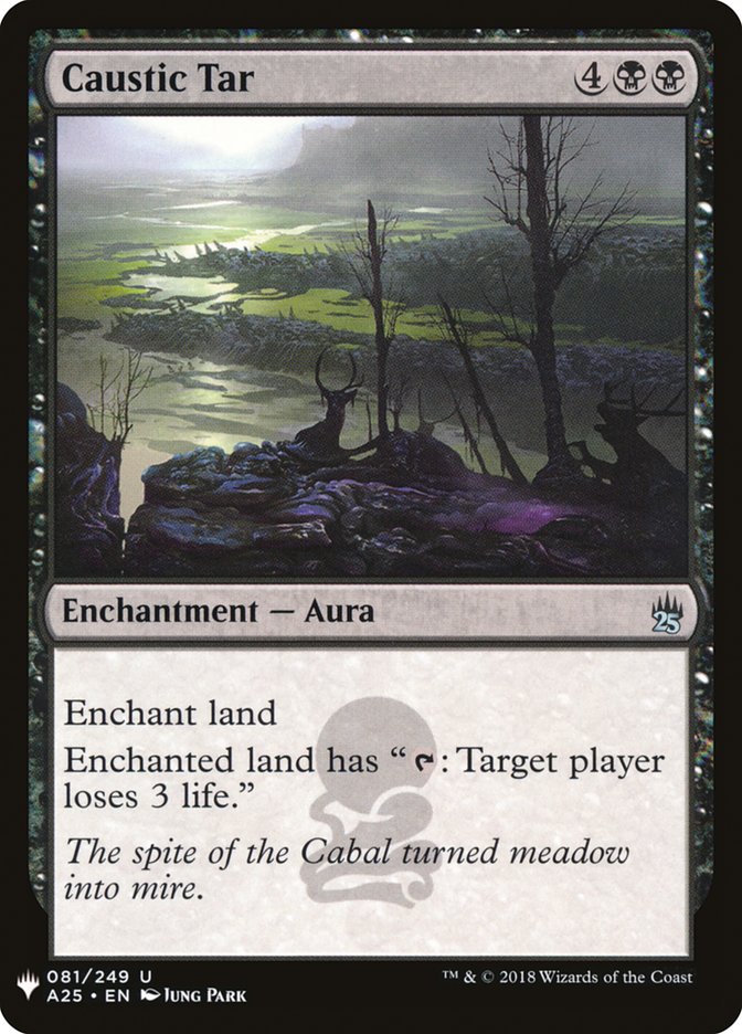Caustic Tar [Mystery Booster] Magic: The Gathering