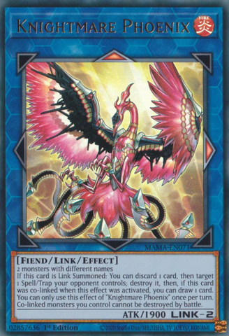 Knightmare Phoenix [MAMA-EN071] Ultra Rare - Yugioh Cards For Your TCG Needs!