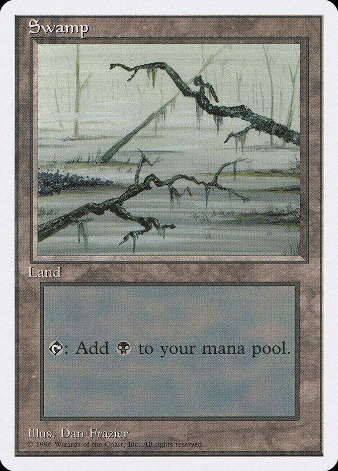 Swamp (Gray Water, Light Fog) [Introductory Two-Player Set] Magic: The Gathering