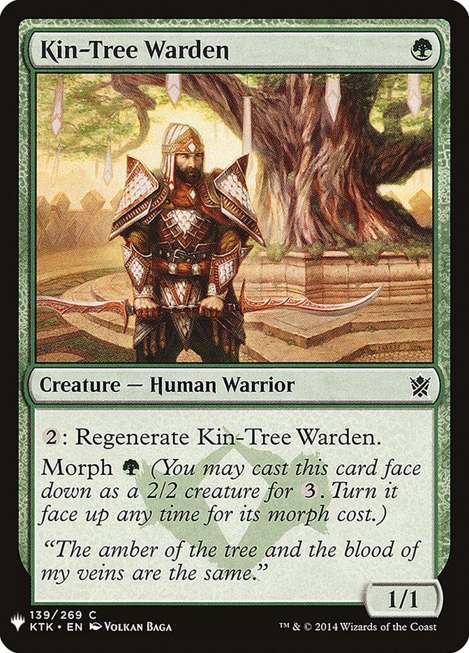 Kin-Tree Warden [Mystery Booster] Magic: The Gathering