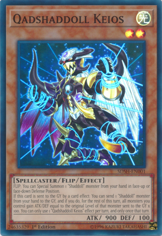 Qadshaddoll Keios [SDSH-EN001] Super Rare - Yugioh Cards For Your TCG Needs!