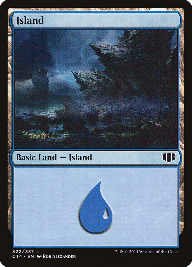 Island (322) [Commander 2014] Magic: The Gathering