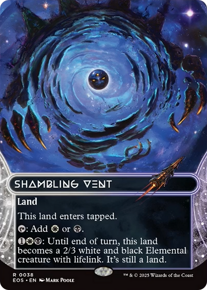 Shambling Vent (0038) (Borderless) [Edge of Eternities: Stellar Sights] Magic: The Gathering