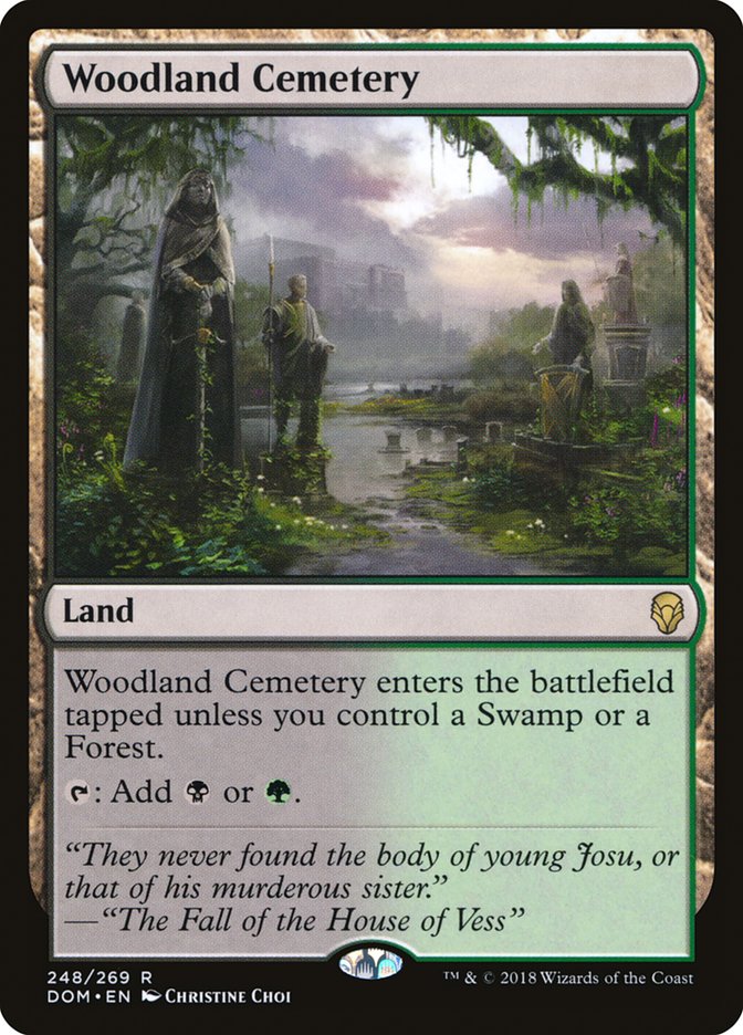 Woodland Cemetery [Dominaria] Magic: The Gathering