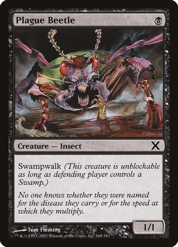 Plague Beetle [Tenth Edition] Magic: The Gathering