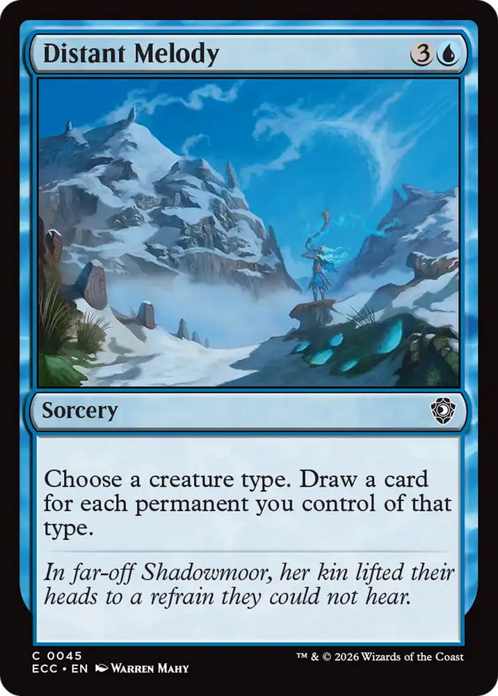 Distant Melody [Lorwyn Eclipsed Commander] Magic: The Gathering