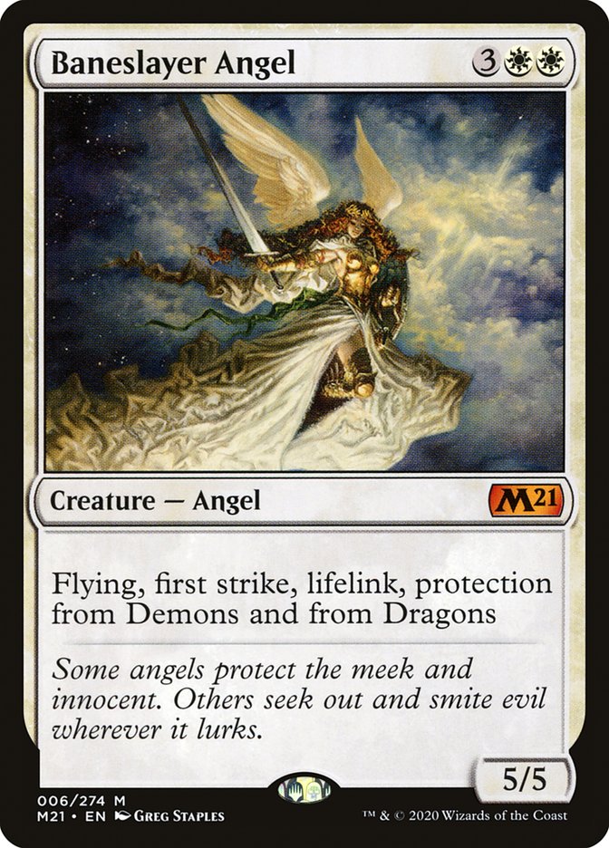 Baneslayer Angel [Core Set 2021] Magic: The Gathering