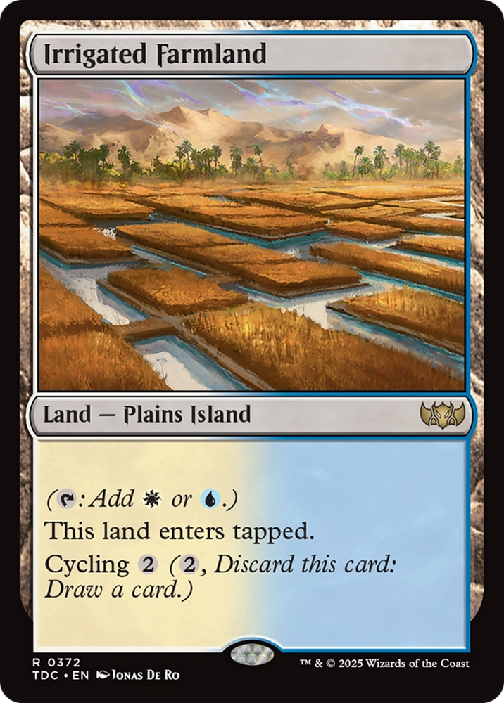 Irrigated Farmland [Tarkir: Dragonstorm Commander] Magic: The Gathering