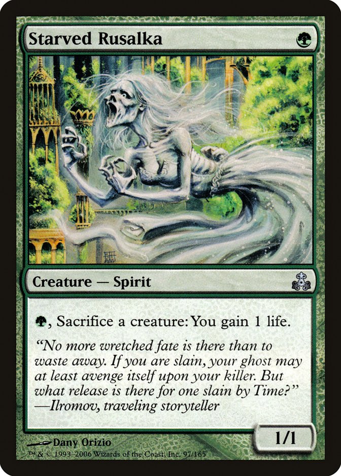 Starved Rusalka [Guildpact] Magic: The Gathering