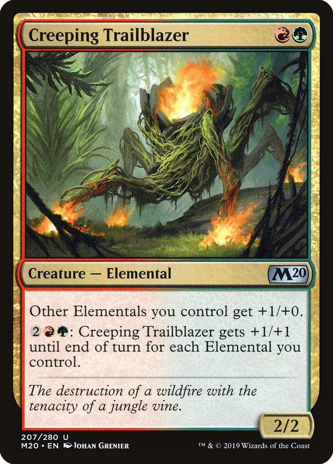 Creeping Trailblazer [Core Set 2020] Magic: The Gathering