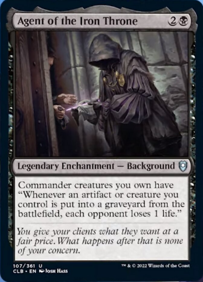 Agent of the Iron Throne [Commander Legends: Battle for Baldur's Gate] Magic: The Gathering