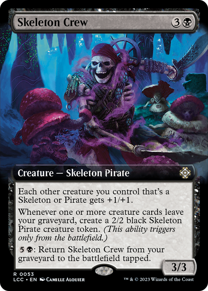 Skeleton Crew (Extended Art) [The Lost Caverns of Ixalan Commander] Magic: The Gathering