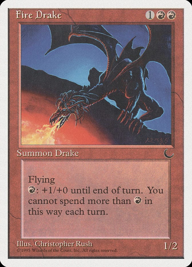 Fire Drake [Chronicles] Magic: The Gathering