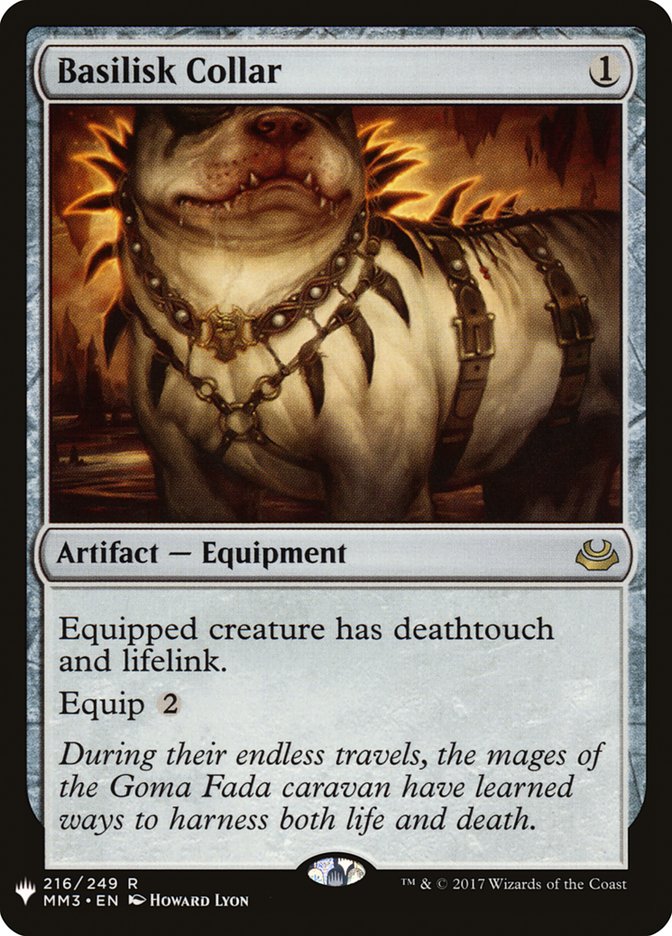 Basilisk Collar [Mystery Booster] Magic: The Gathering