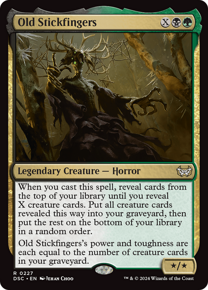 Old Stickfingers [Duskmourn: House of Horror Commander] Magic: The Gathering