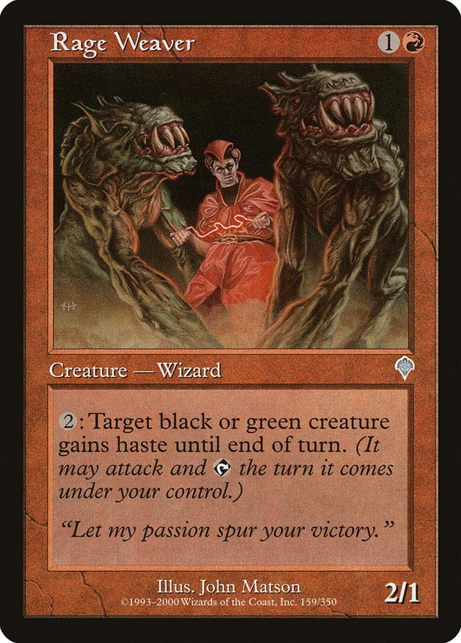 Rage Weaver [Invasion] Magic: The Gathering