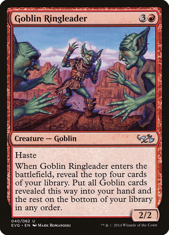 Goblin Ringleader (Elves vs. Goblins) [Duel Decks Anthology] Magic: The Gathering