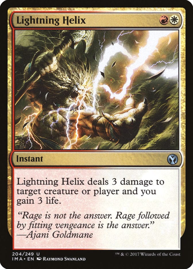 Lightning Helix [Iconic Masters] Magic: The Gathering
