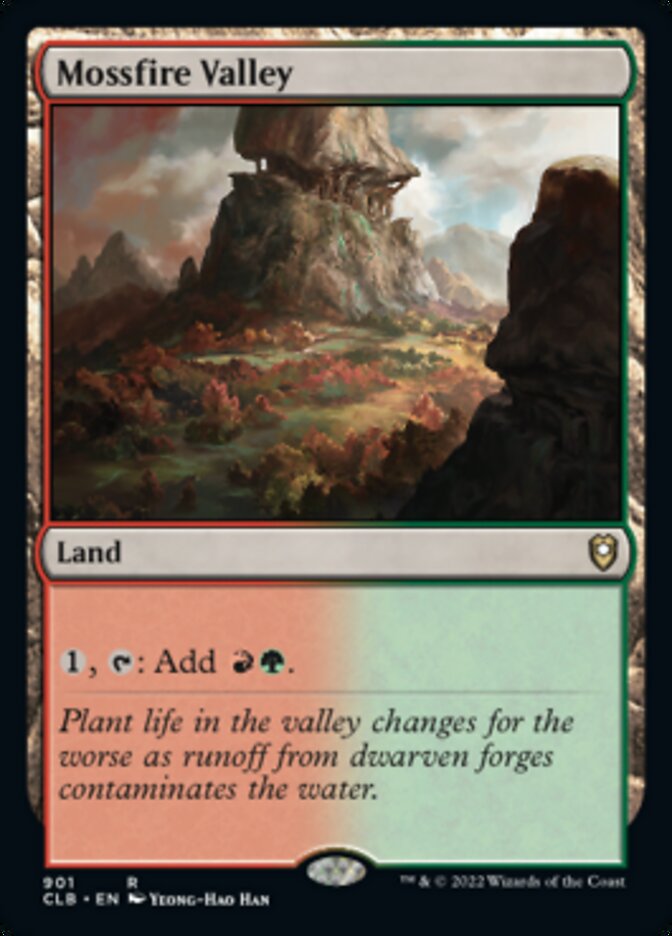 Mossfire Valley [Commander Legends: Battle for Baldur's Gate] Magic: The Gathering