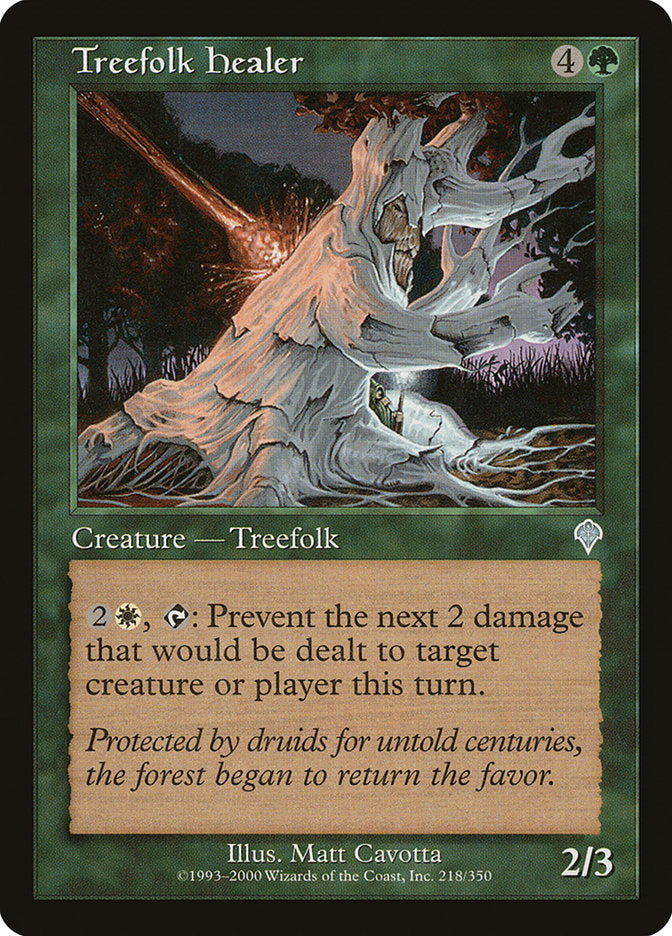 Treefolk Healer [Invasion] Magic: The Gathering