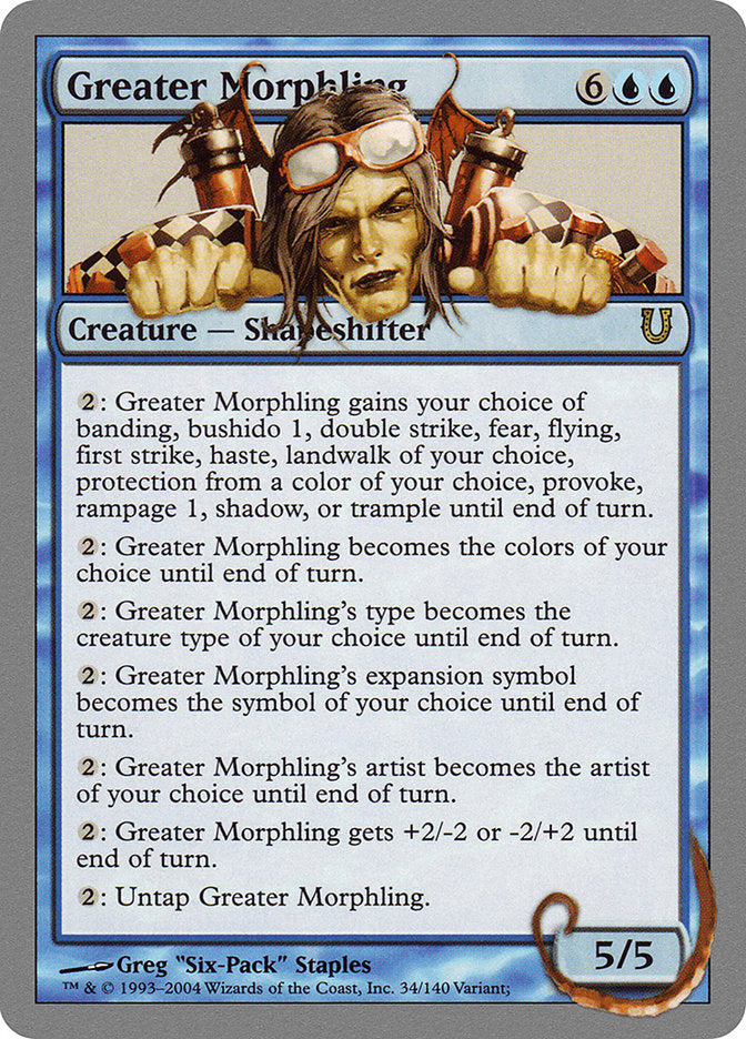 Greater Morphling [Unhinged] Magic: The Gathering