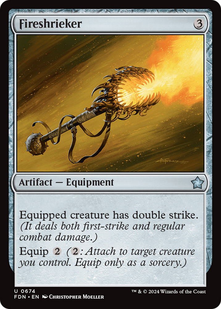 Fireshrieker [Foundations] Magic: The Gathering