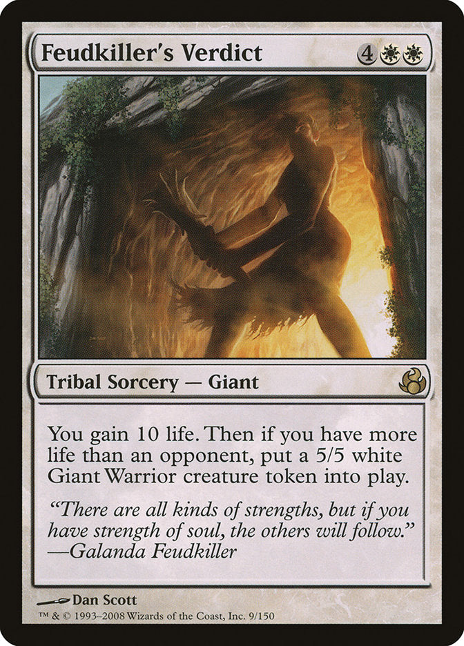 Feudkiller's Verdict [Morningtide] Magic: The Gathering