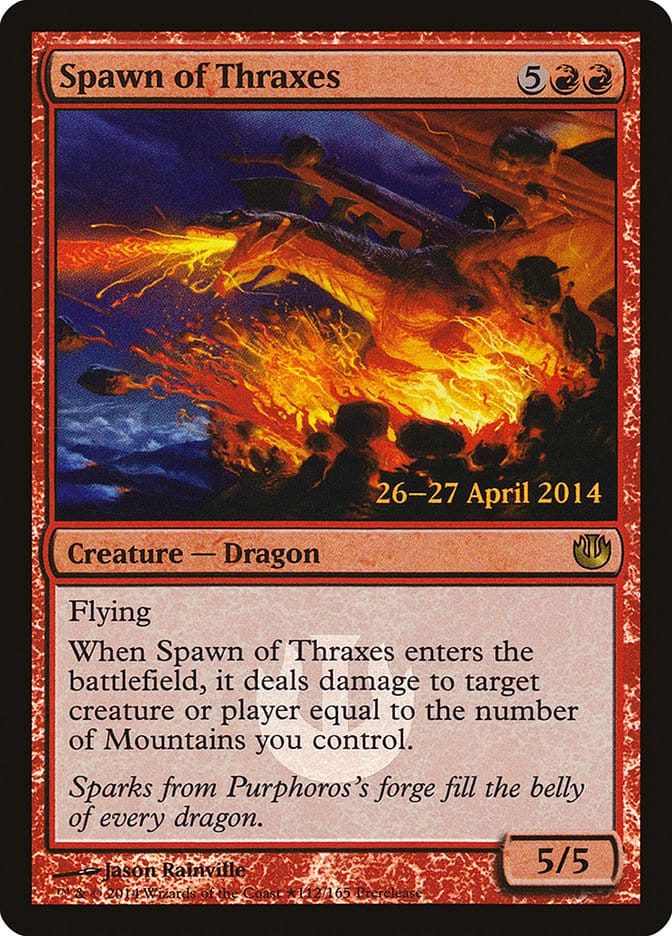 Spawn of Thraxes [Journey into Nyx Prerelease Promos] Magic: The Gathering