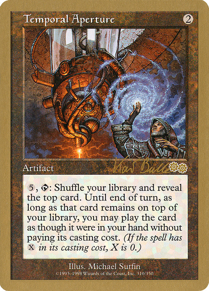 Temporal Aperture (Kai Budde) [World Championship Decks 1999] Magic: The Gathering