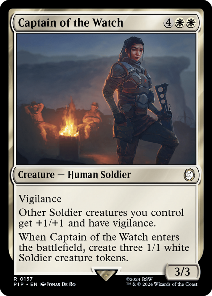 Captain of the Watch [Fallout] Magic: The Gathering