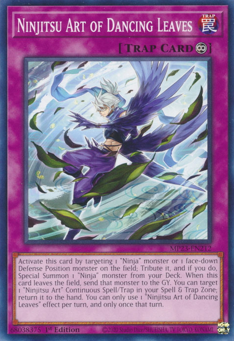 Ninjitsu Art of Dancing Leaves [MP23-EN212] Common - Yugioh Cards For Your TCG Needs!