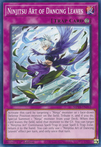 Ninjitsu Art of Dancing Leaves [MP23-EN212] Common - Yugioh Cards For Your TCG Needs!