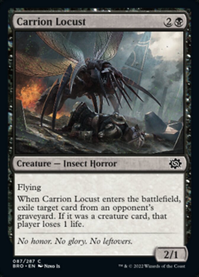 Carrion Locust [The Brothers' War] Magic: The Gathering