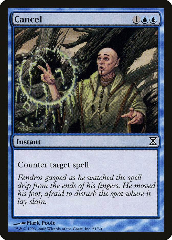 Cancel [Time Spiral] Magic: The Gathering