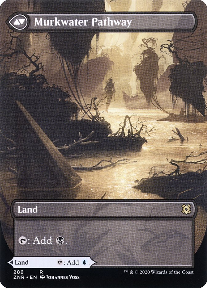 Clearwater Pathway // Murkwater Pathway (Borderless Alternate Art) [Zendikar Rising] Magic: The Gathering