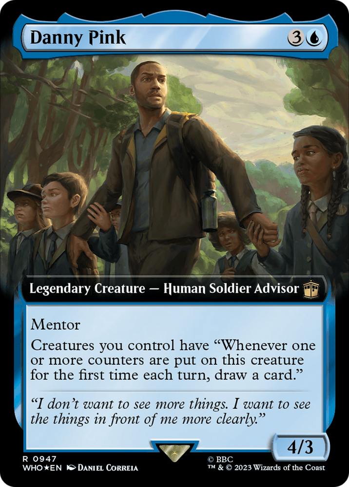 Danny Pink (Extended Art) (Surge Foil) [Doctor Who] Magic: The Gathering