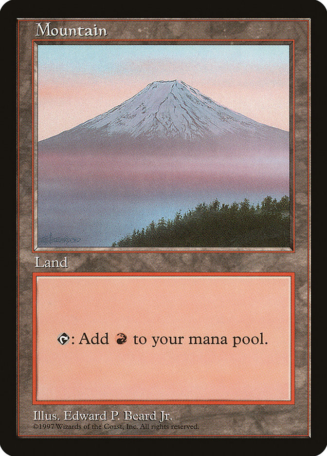 Mountain (13) [Asia Pacific Land Program] Magic: The Gathering